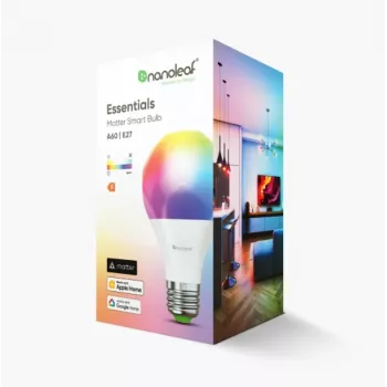 Essentials Smart A60 -älylamppu E27 Matter 9W 806Lm RGBCW 2700-6500K | E27 | 8,5 W | RGBCW | Bluetooth, Thread