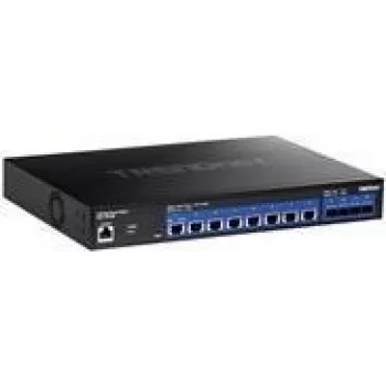 TRENDnet TEG 7124WS - kytkin - Smart - 8 x 10GBase-T + 4 x 10 Gigabit SFP+