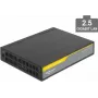 Verkkokytkin DeLOCK 87781 2.5G Ethernet musta