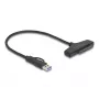 DeLOCK USB-SATA-muunnin 6 Gb/s USB Type-C Type-A 0,3 m