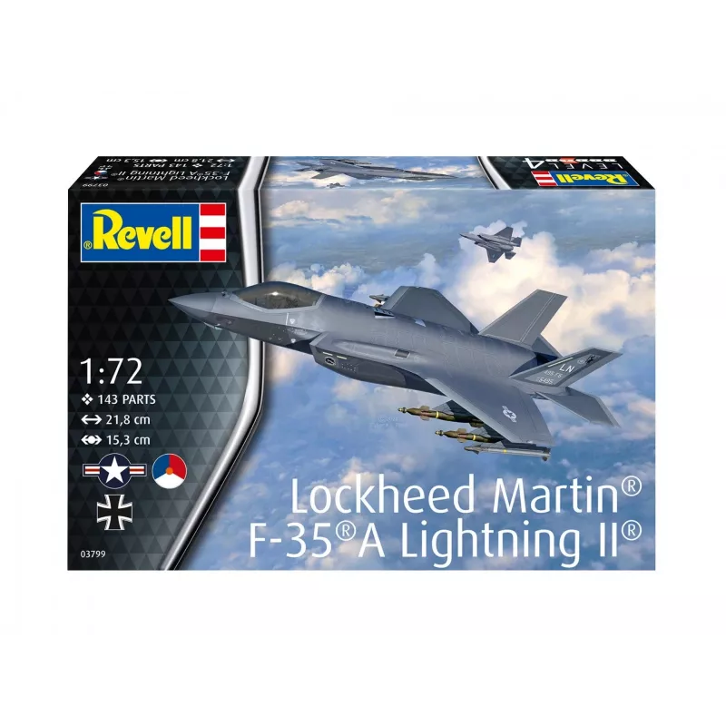 Muovimalli Lockheed Martin F-35A Light 1/72