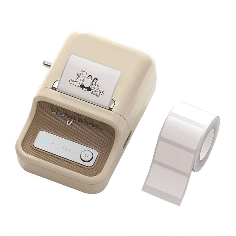 Kannettava tarratulostin NIIMBOT B21 Creme Bluetooth-yhteys kompakti muotoilu