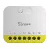 Kaksikanavainen mini-kytkin ilman N-johdinta Sonoff MINI-ZB2GS-L ZigBee