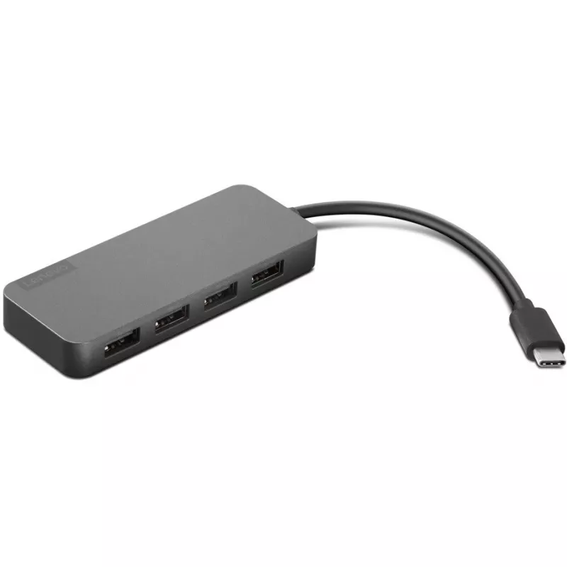 Lenovo 4X90X21427 kannettavan telakointiasema/porttireplikaattori USB 3.2 Gen 2 (3.1 Gen 2) Type-C harmaa