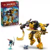 LEGO rakennussarja NINJAGO 71839 Arinin Spinjitzu taistelumech, 213 osaa, 2 minihahmoa, korkeus 160 mm