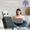 Langaton USB-adapteri QOLTEC 56988 Dual Band 1300Mbps USB 3.0