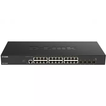 D-Link 24-porttinen 10GBASE-T + 4-porttinen 10/25G SFP28 Smart Managed -kytkin