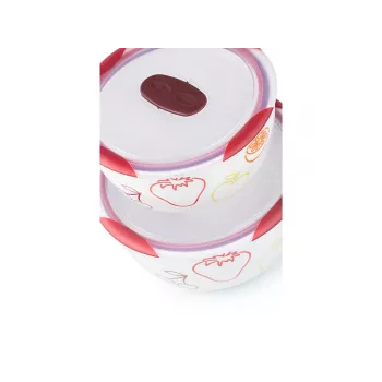 Kulho-sarja OURSSON BS4781RC/DC pyöreä keramiikka 3L valkoinen 2 kpl