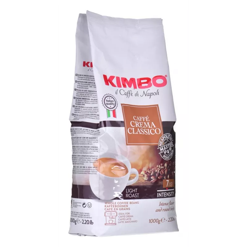 Kokonainen papu kahvi KIMBO Caffe Crema Classico 1 kg KIMBO S.p.A.