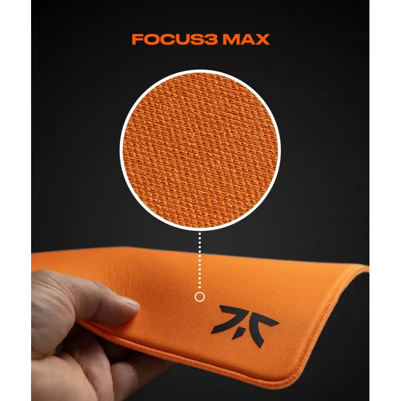 Pelihiirimatto GLORIOUS Fnatic FOCUS3 MAX XL – laajennettu XL-koko, kangaspinta, ommeltu reuna