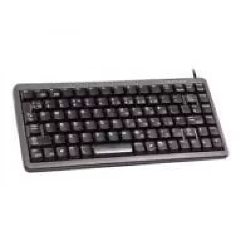 CHERRY Compact, yhdistelmä (USB + PS/2), DE näppäimistö toimisto USB + PS/2 QWERTY musta