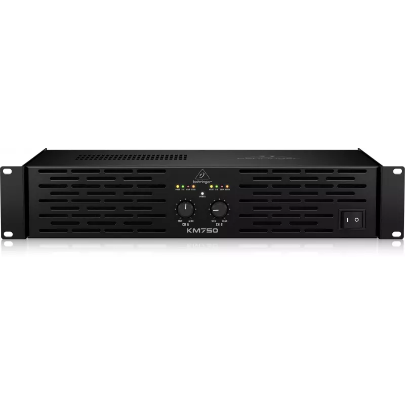 Behringer KM750 audiovahvistin 2.1-kanavaa musta