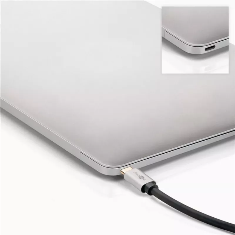 Goobay | USB-C - DisplayPort adapterikaapeli | 60176 | Type-C | DisplayPort | USB-C - DisplayPort | 2 m