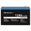 Qoltec LiFePO4 litiumrautfosfaattiakku 12,8 V 12 Ah 153,6 Wh BMS:llä