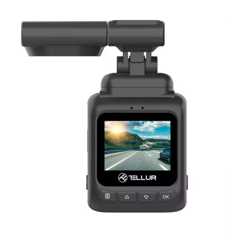 Autokamera Tellur Dash Patrol DC2 FullHD 1080P GPS musta