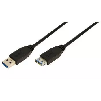 USB-kaapeli LogiLink 3m USB A - USB A 3.0 F/M