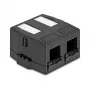 DeLOCK 85842 napsautuskehys muovi musta 545x573x324mm