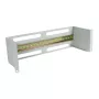 Rack-kisko ALLNET ALL-S0002241 — 3U harmaa rack-tarvike, 1,42 kg
