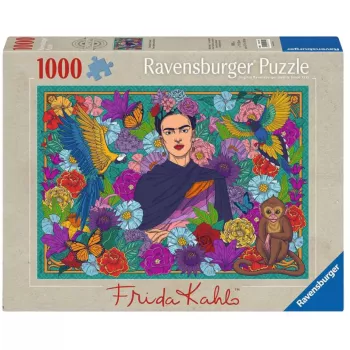 Palapeli - Frida Kahlon paratiisi: papukaijat, apinat 1000 palaa