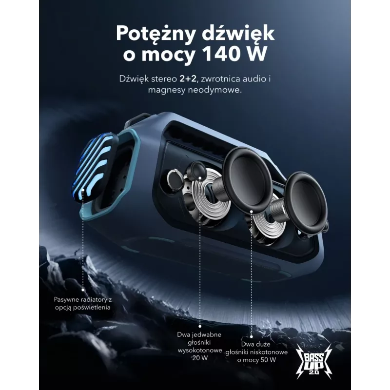 Soundcore Boom 2 Plus sininen