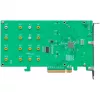 HighPoint isäntäväyläsovitin Rocket 1204 PCI-Ex8v3 - 4x M.2 NVMe - NVMe - PCI-Express
