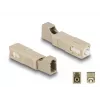 DeLOCK hybridijatkos kuitu SC Simplex uros LC Simplex naaras beige