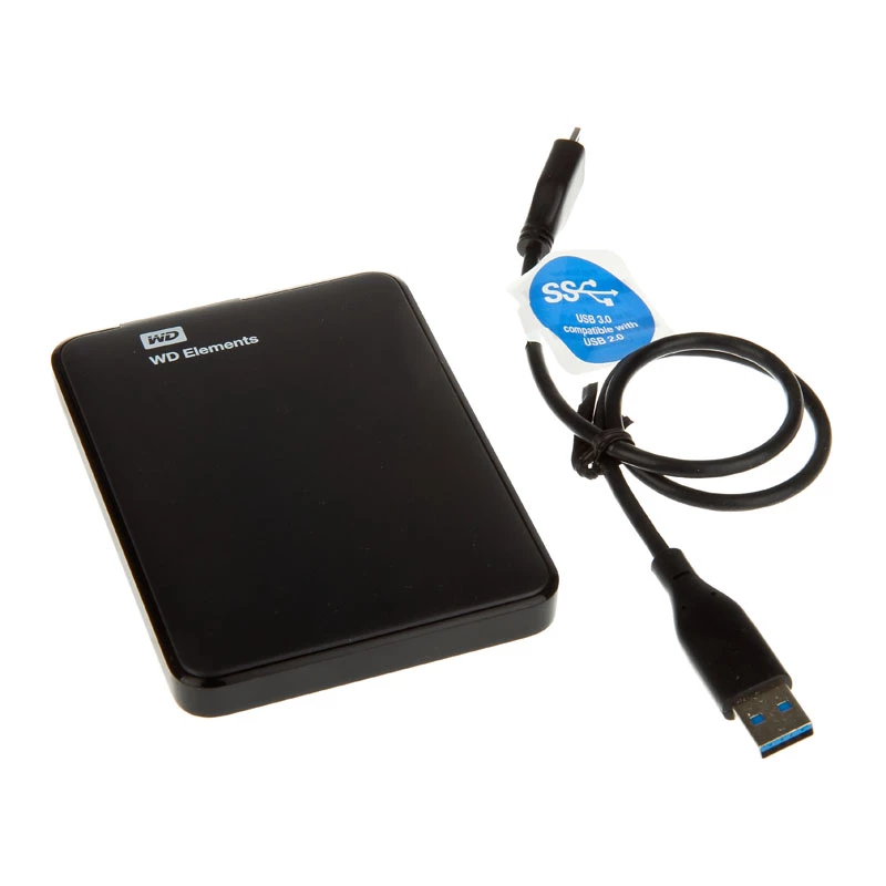 WD Elements Portable WDBUZG0010BBK - kiintolevy - 1 TB - ulkoinen (kannettava) - USB 3.0 (WDBUZG0010BBK)