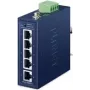 Hallitsematon 5-porttinen Gigabit Ethernet -kytkin PLANET IGS-500T-E (10/100/1000), sininen