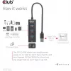 USB-keskitin CLUB3D USB 3.2 Gen1 Type-A 3 liitännällä ja gigabitin Ethernet