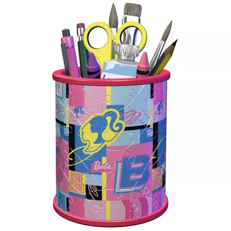 3D-palapeli järjestäjä Ravensburger Utensilo Barbie — malli 11585, temaattinen 3D-koriste säilytys