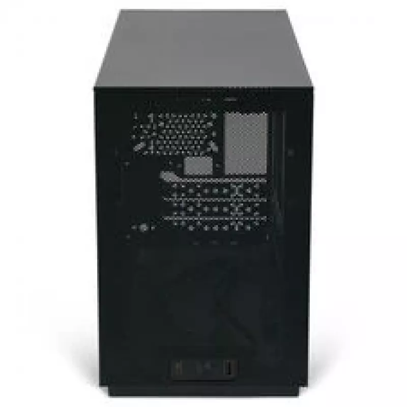Mini ITX/ATX PC-kotelo ssupd Meshroom D (CS-MRD-BK-1) — kompakti musta kotelo Mesh-paneeleilla