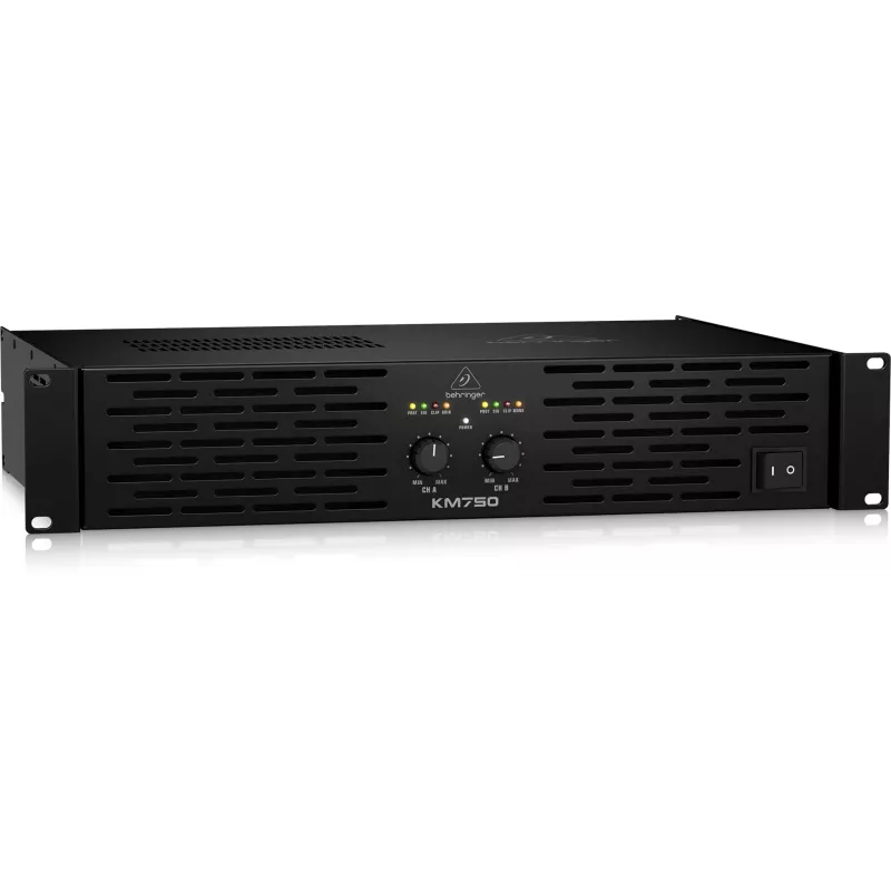 Behringer KM750 audiovahvistin 2.1-kanavaa musta