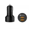 CC-T8 erittäin nopea autolaturi 2xUSB 3.0 6A 36W + Micro-USB-kaapeli 1 m