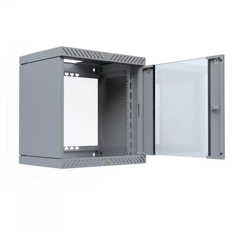 EFB Elektronik 19 seinäkotelo X-Rack lasiovella 400-600mm harmaa - seinäkotelo (WGX-1206GR.G1)