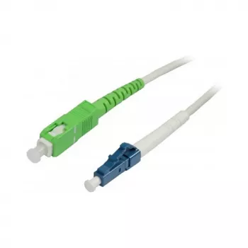 Kuitu-1-säikeinen liitäntäkaapeli 3 m LC-SC (APC8Grad) - 9/125u - bevel - G657.A2 - Synergy21 -