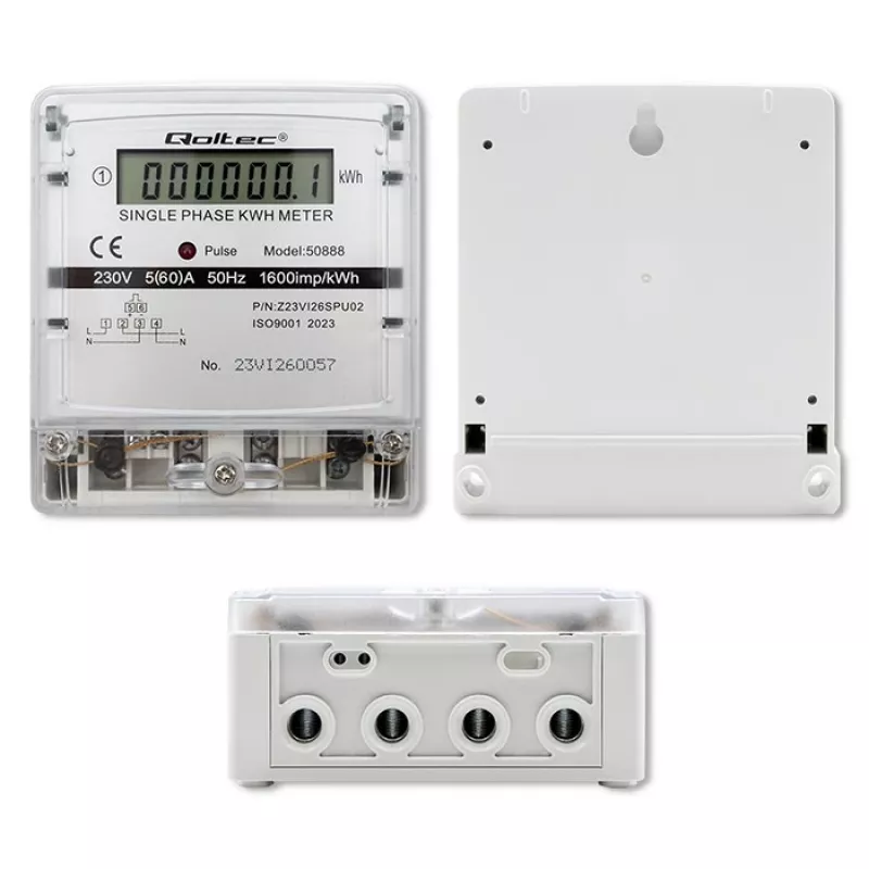 Yksivaiheinen elektroninen energiankulutusmittari 230V LDC