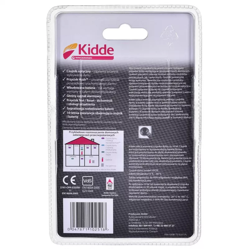 KIDDE 10Y29A palovaroitin