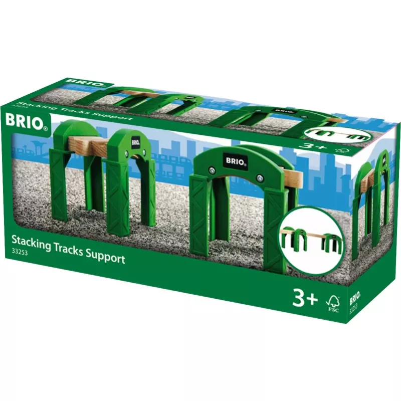 BRIO 33253 tukijalat vihreä, 2 kpl