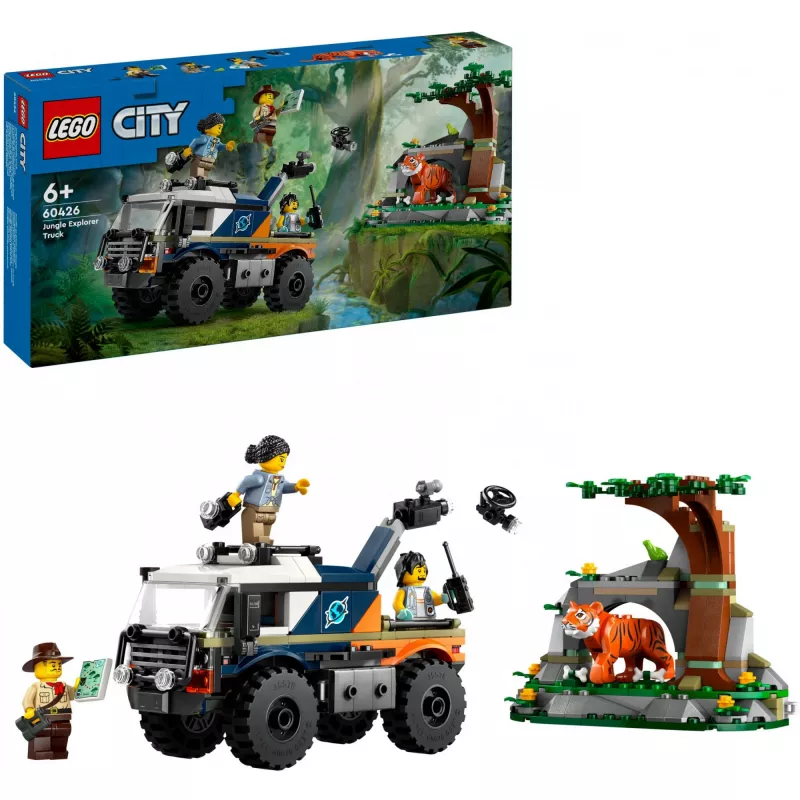 LEGO City 60426 viidakkotutkija maastoauto