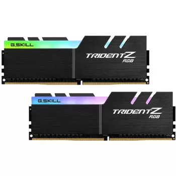 DIMM 32 GB DDR4-3600 (2x 16 GB) Dual-kit, keskusmuisti musta, F4-3600C16D-32GTZRC, Trident Z RGB, INTEL XMP