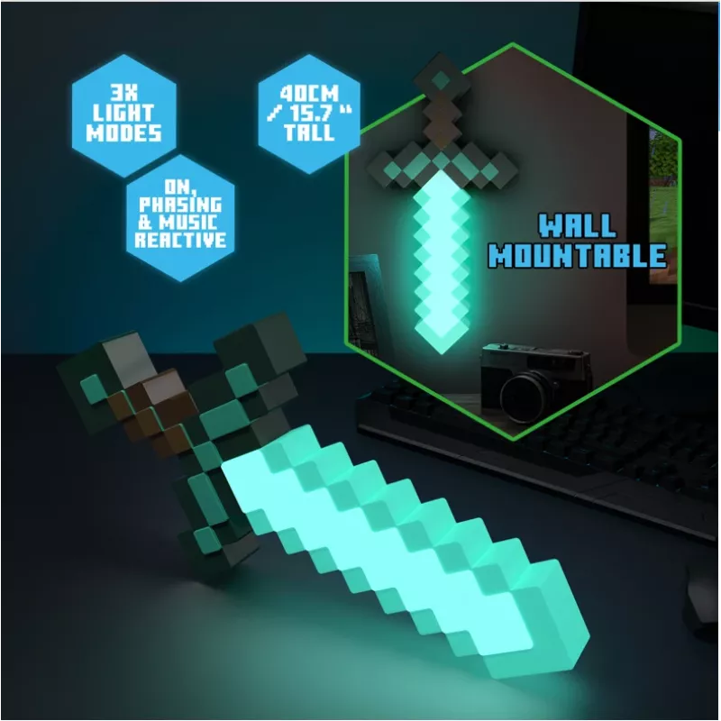 Paladone Minecraft miekka -valaisin koristevalo