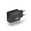 Verkkolaturi ESPERANZA EZC104K 20W musta, USB-virtalähde kannettaville laitteille