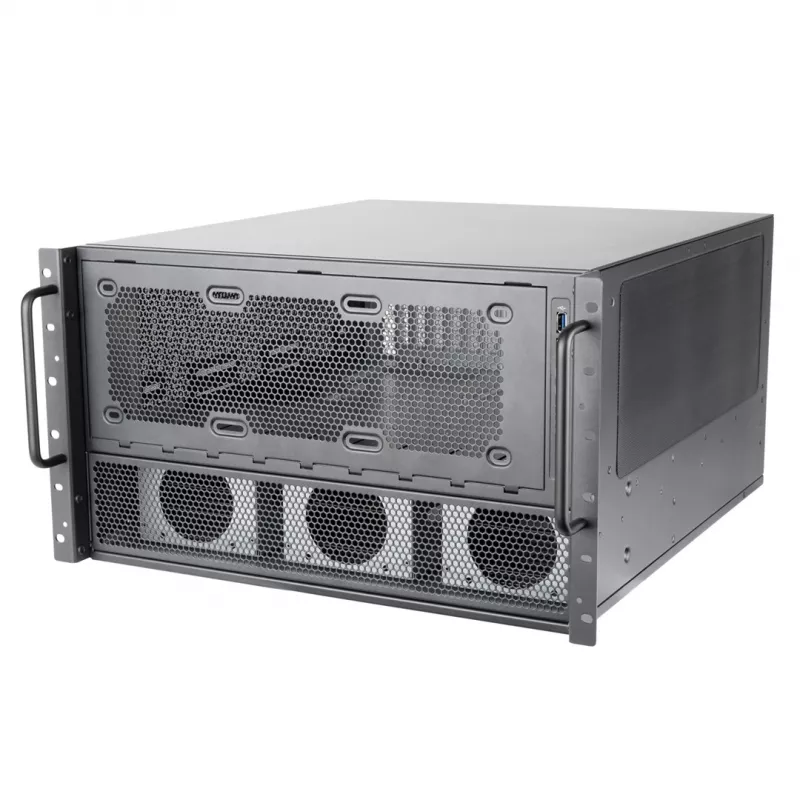 Tietokonekotelo SilverStone SST-RM600 ATX musta