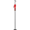 Katto- ja asennustuki STE150 hopea/punainen, 900 mm - 1 500 mm, pumppukahvalla