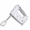 Bosch MFQ36480 -käsivatkain – 450 W, 5 nopeutta turbolla, harmaa/valkoinen, pallovispilä ja taikinakoukut