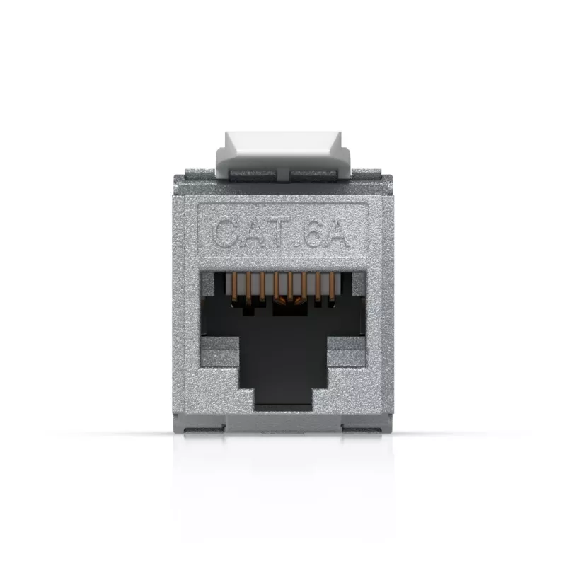 Keystone Jack Ubiquiti UACC-Keystone-Jack-C6A RJ-45 litteä metallinen