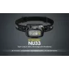 Nitecore NU33 NU-sarjan LED-otsalamppu, 700 lumenia, musta