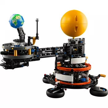 LEGO Technic Maapallo ja Kuu kiertoradalla avaruuslelut 10-vuotiaille ja sitä vanhemmille lapsille aurinkokunta rakennettava lelu planeetoilla