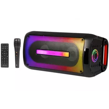 Bluetooth-kaiutin CityLIGHT + kaukosäädin + mikrofoni