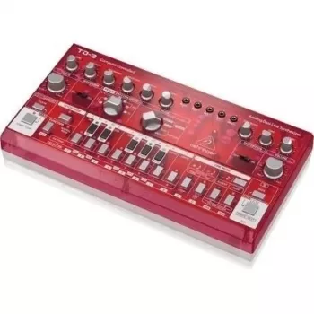 Behringer TD-3-SB bassosyntetisaattori punainen läpinäkyvä